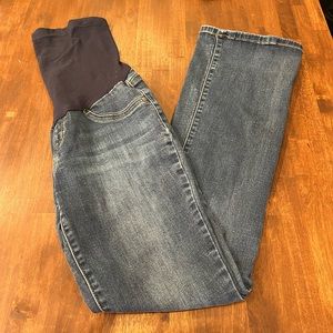 Indigo Blue Boot Cut Maternity Jeans